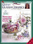folk art one stroke painting Books Glorious Glass & Ceramics