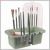 folk art one stroke painting Miscellaneous One-Stroke Brush Caddy