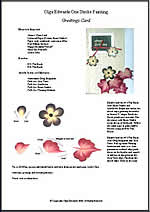 folk art one stroke painting Project Sheets Card Making Ideas