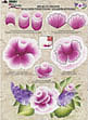 folk art one stroke painting Reusable Teaching Guides  Cabbage Rose Bouquet 