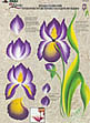 folk art one stroke painting Reusable Teaching Guides  Irises 